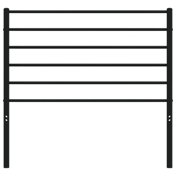 Kopfteil Metall Schwarz 75 cm