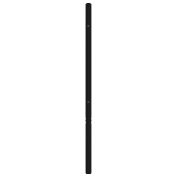 Kopfteil Metall Schwarz 75 cm