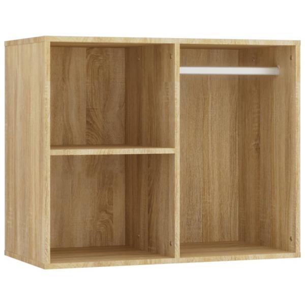 Schminktisch-Set mit LED Sonoma-Eiche Holzwerkstoff