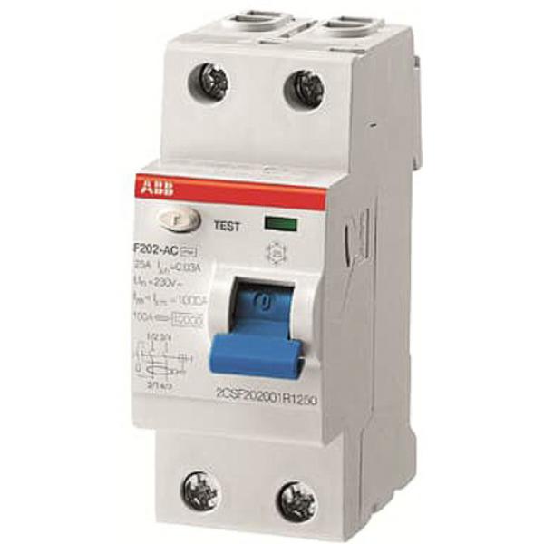 Abb F202 A-16/0.01 F202A-16/0,01 FI-Schutzschalter 2P,Typ A,16A,10mA