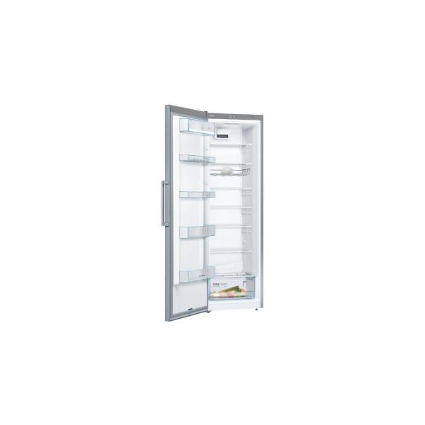 Bosch KSV36VLDP Serie 4 Standkühlschrank, 60 cm breit, 346 L, Super Kühlen, LED, Fresh Sense, Edelstahl-Optik