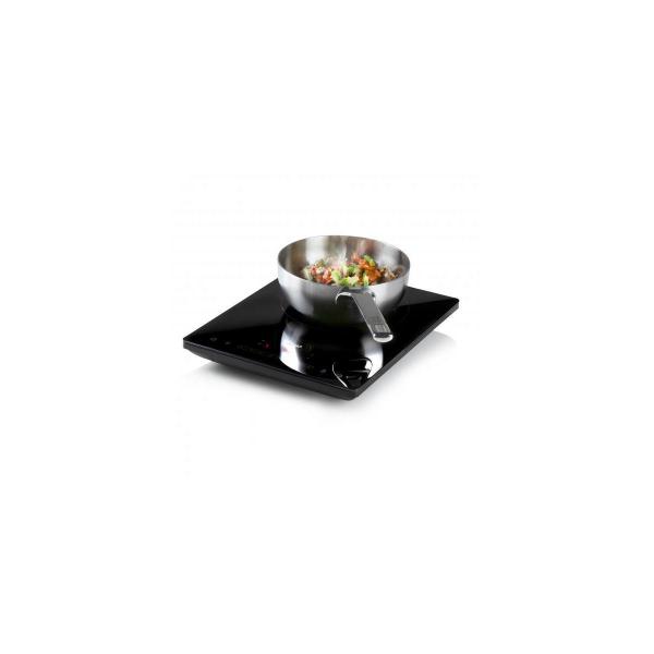 DOMO DO332IP Induktionskochplatte, 2000 W, Touchscreen, Timer, Kindersicherung, Automatische Abschaltung, schwarz