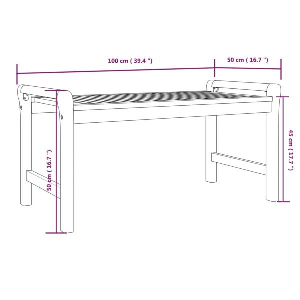 4-tlg. Garten-Lounge-Set mit Kissen Massivholz Akazie