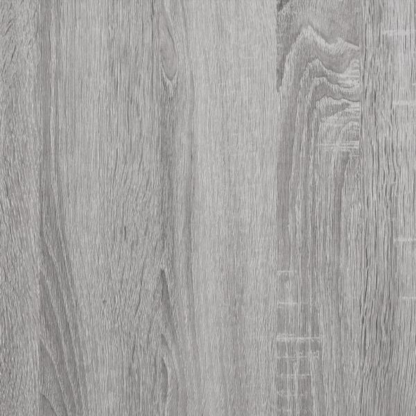 ARDEBO.de - Bettgestell Grau Sonoma 120x190 cm Holzwerkstoff