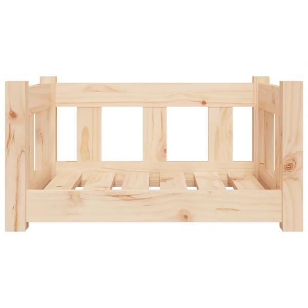 Hundebett 55,5x45,5x28 cm Massivholz Kiefer