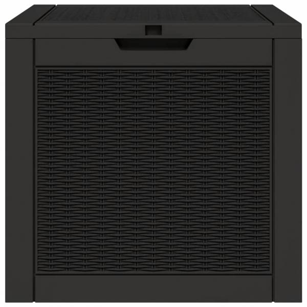 Gartenbox Schwarz 55,5x43x53 cm Polypropylen