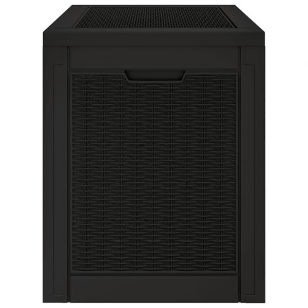 Gartenbox Schwarz 55,5x43x53 cm Polypropylen