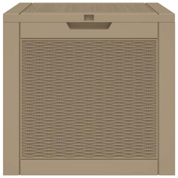Gartenbox Hellbraun 55,5x43x53 cm Polypropylen