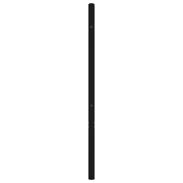 Kopfteil Metall Schwarz 160 cm