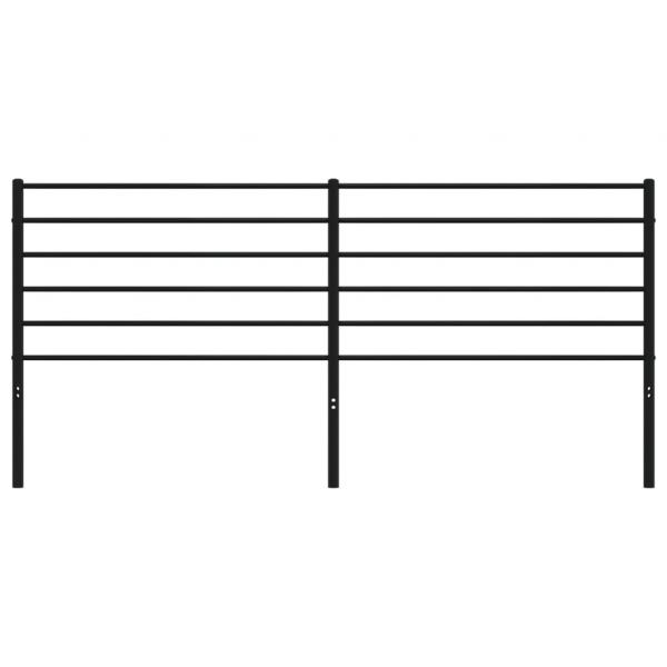 Kopfteil Metall Schwarz 193 cm