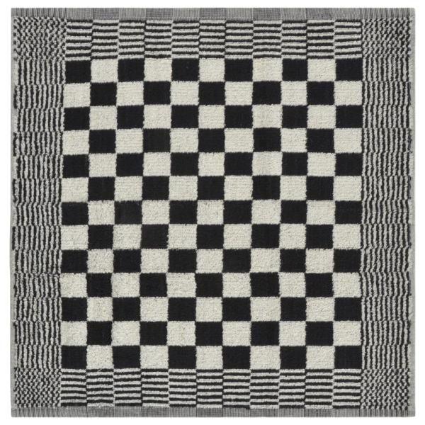 20-tlg. Handtuch-Set Schwarz und Weiß Baumwolle