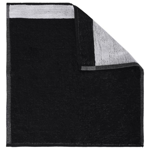12-tlg. Handtuch-Set Schwarz Baumwolle