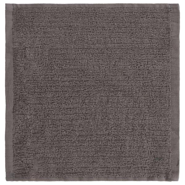 12-tlg. Handtuch-Set Schwarz Baumwolle