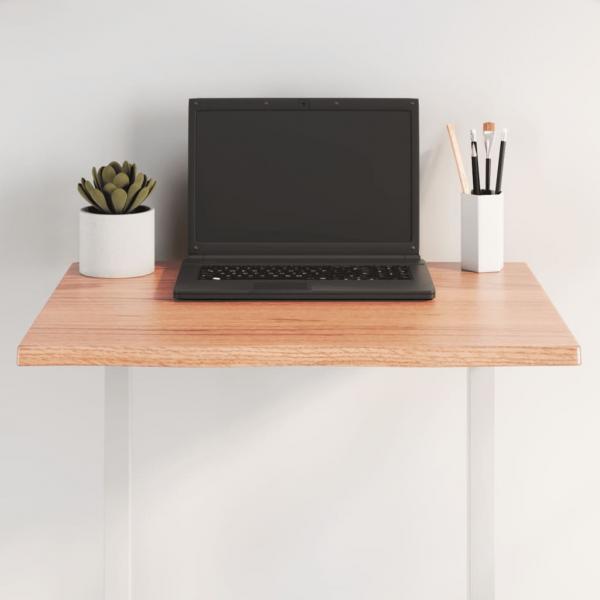 ARDEBO.de - Tischplatte 60x60x2 cm Massivholz Eiche Behandelt Baumkante