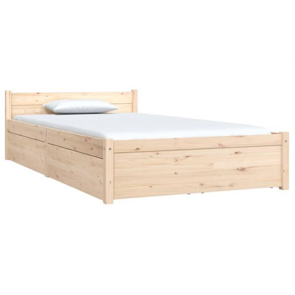 Bett mit Schubladen 90x200 cm