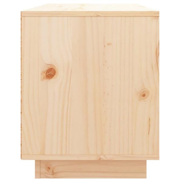 TV-Schrank 74x35x44 cm Massivholz Kiefer