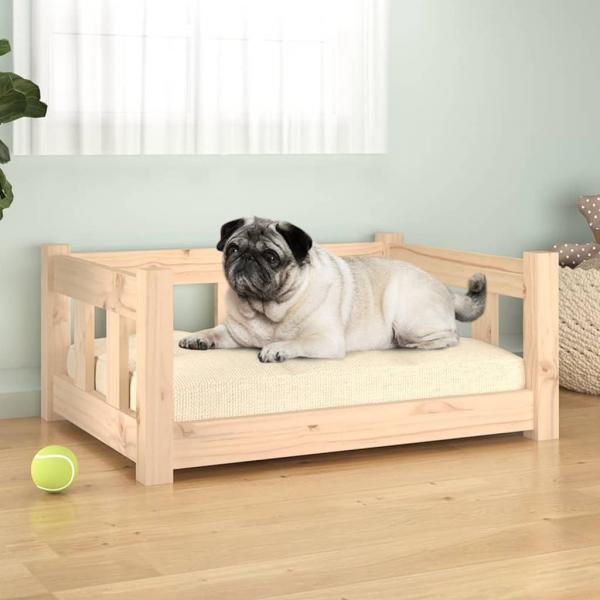ARDEBO.de - Hundebett 65,5x50,5x28 cm Massivholz Kiefer