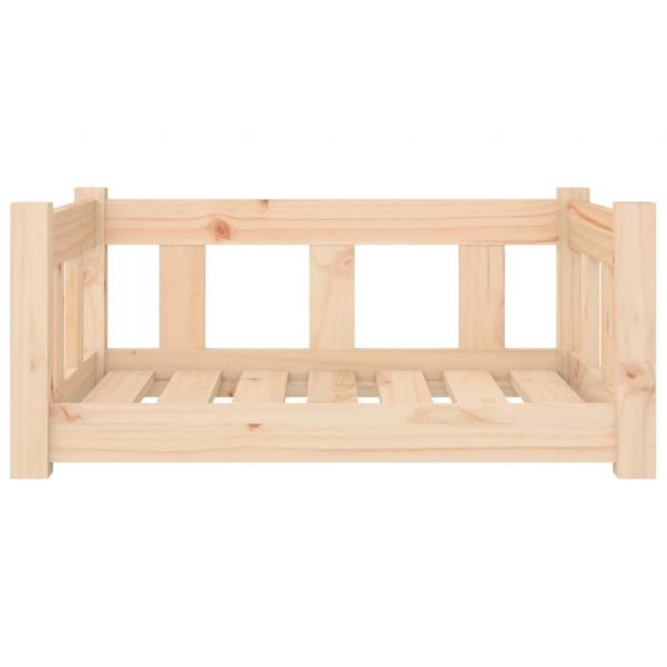 Hundebett 65,5x50,5x28 cm Massivholz Kiefer