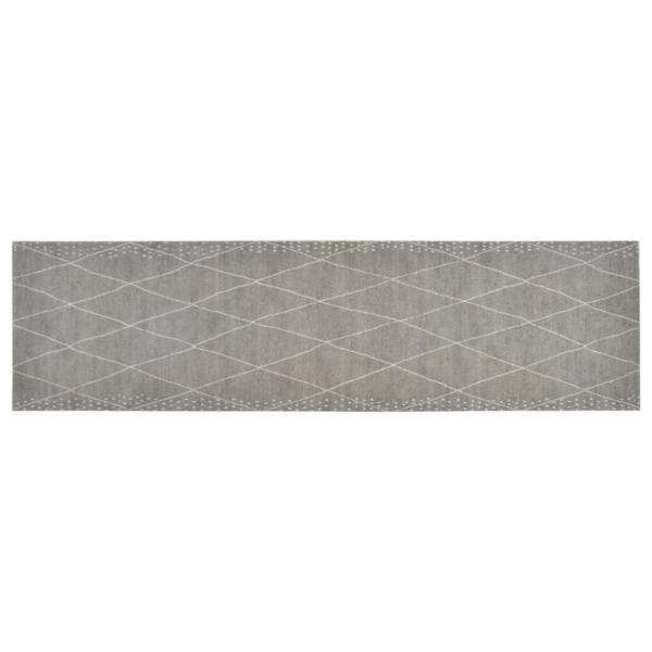 Küchenteppich Waschbar Raute 45x150 cm Samt