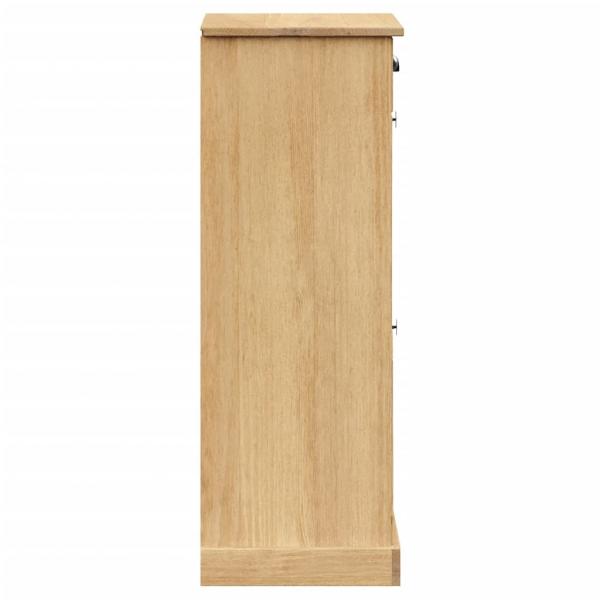 Schuhschrank VIGO 60x35x96 cm Massivholz Kiefer