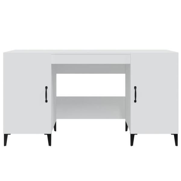 Schreibtisch Weiß 140x50x75 cm Holzwerkstoff