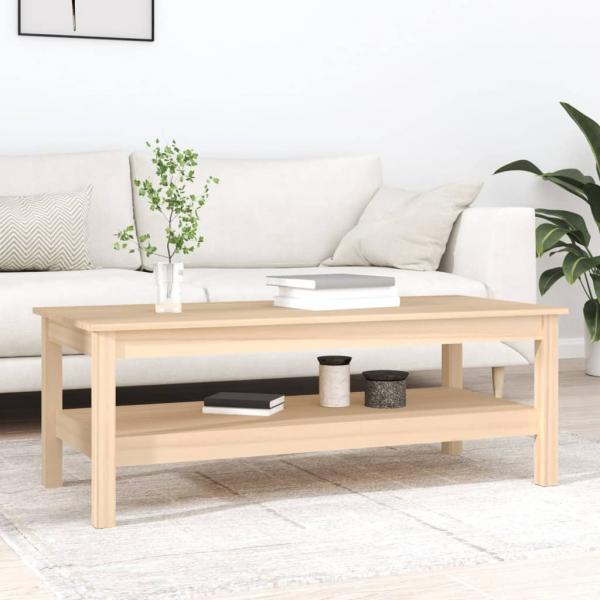 ARDEBO.de - Couchtisch 110x50x40 cm Massivholz Kiefer