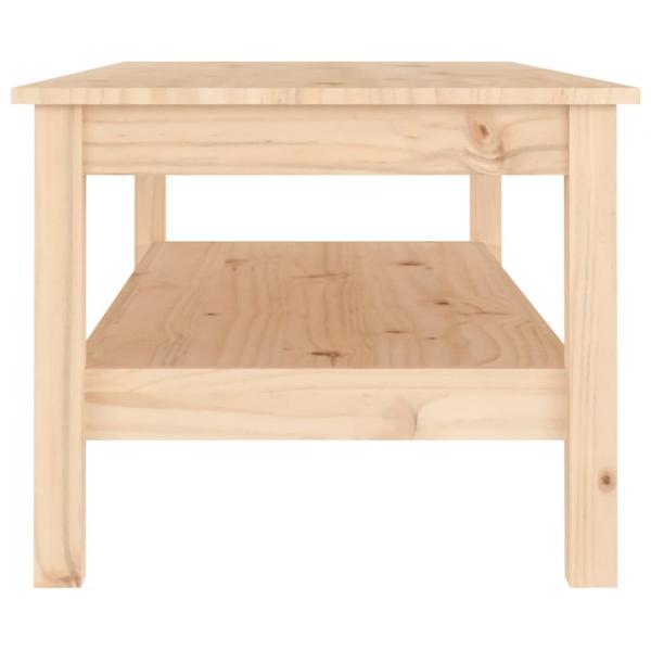 Couchtisch 110x50x40 cm Massivholz Kiefer