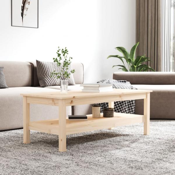 Couchtisch 110x50x40 cm Massivholz Kiefer
