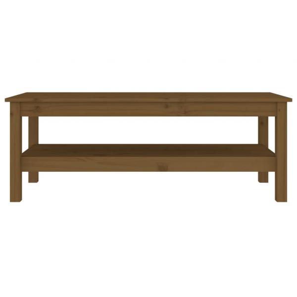 Couchtisch Honigbraun 110x50x40 cm Massivholz Kiefer