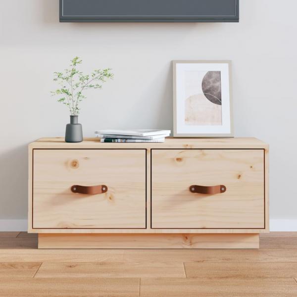ARDEBO.de - TV-Schrank 80x34x35 cm Massivholz Kiefer