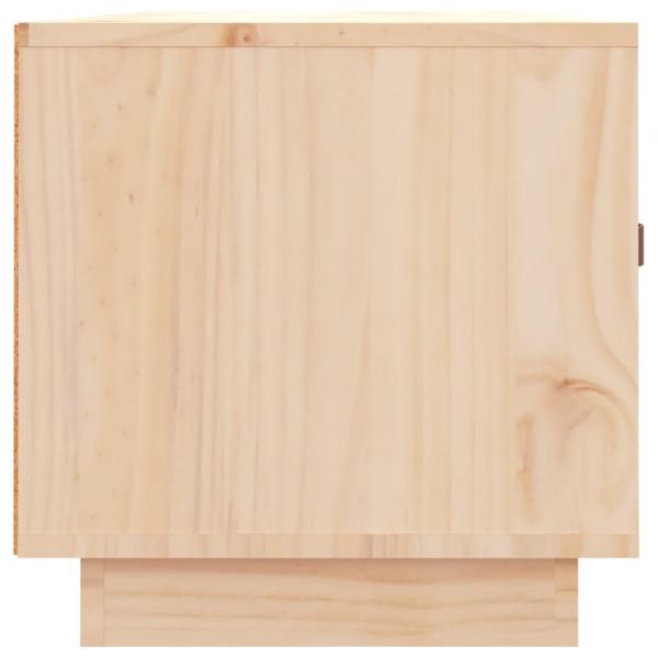 TV-Schrank 80x34x35 cm Massivholz Kiefer