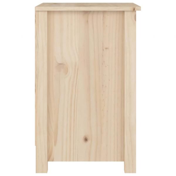 Nachttische 2 Stk. 40x35x55 cm Massivholz Kiefer