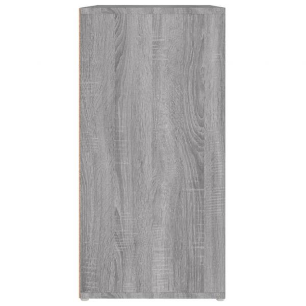 Schuhschrank Grau Sonoma 60x35x70 cm Holzwerkstoff