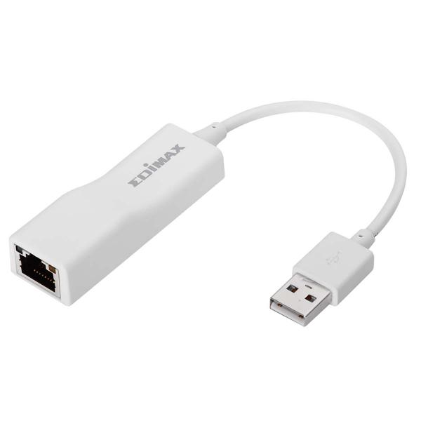 ARDEBO.de - USB 2.0 Fast Ethernet Adapter 10/100 Mbit Weiß