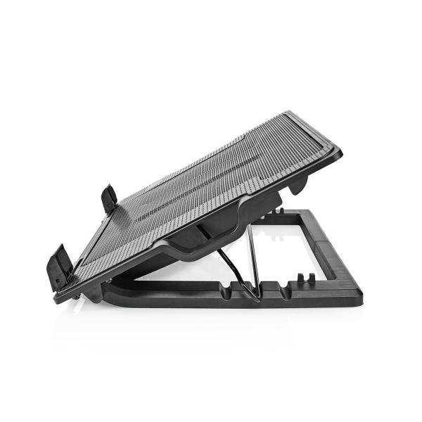Notebook-Ständer | Anzahl Lüfter: 2 | Stromversorgung über USB | Anzahl Winkel: 4 | 18 " | 1200 U/min | LED