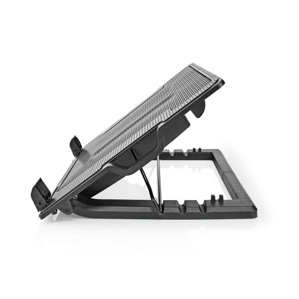 Notebook-Ständer | Anzahl Lüfter: 2 | Stromversorgung über USB | Anzahl Winkel: 4 | 18 " | 1200 U/min | LED
