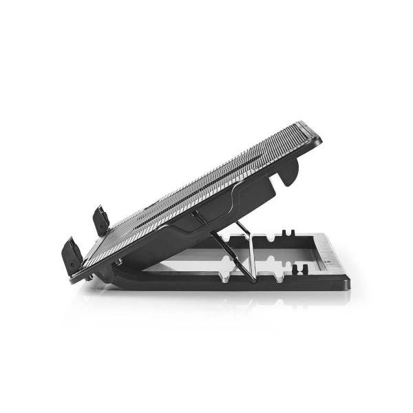 Notebook-Ständer | Anzahl Lüfter: 2 | Stromversorgung über USB | Anzahl Winkel: 4 | 18 " | 1200 U/min | LED