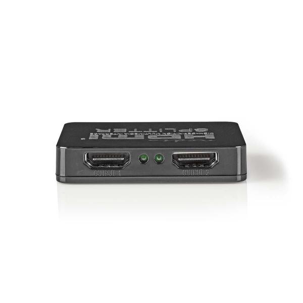 HDMI ? Splitter | 2-Port port(s) | HDMI? Eingang | 2x HDMI? Ausgang | 4K@30Hz | 2.25 Gbps | ABS / PVC | Schwarz