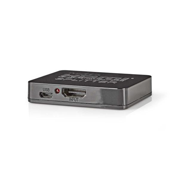 HDMI ? Splitter | 2-Port port(s) | HDMI? Eingang | 2x HDMI? Ausgang | 4K@30Hz | 2.25 Gbps | ABS / PVC | Schwarz
