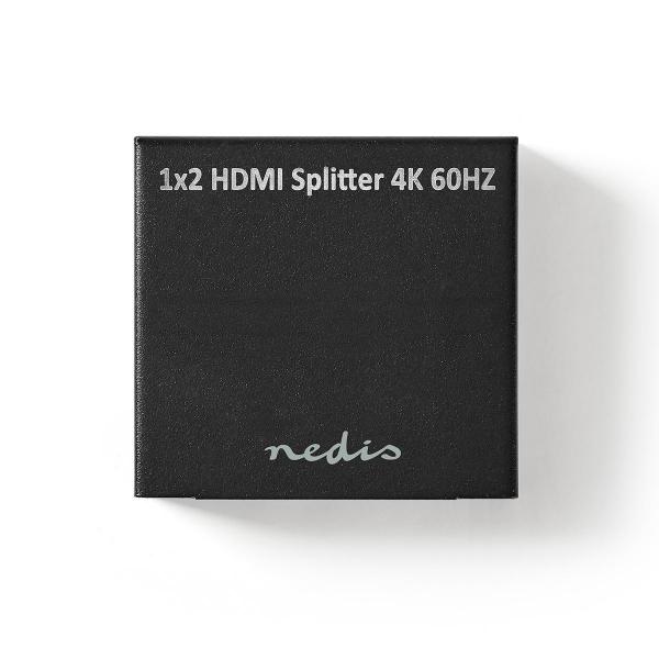 HDMI ? Splitter | 2-Port port(s) | HDMI? Eingang | 2x HDMI? Ausgang | 4K@60Hz | 18 Gbps | Metall | Anthrazit