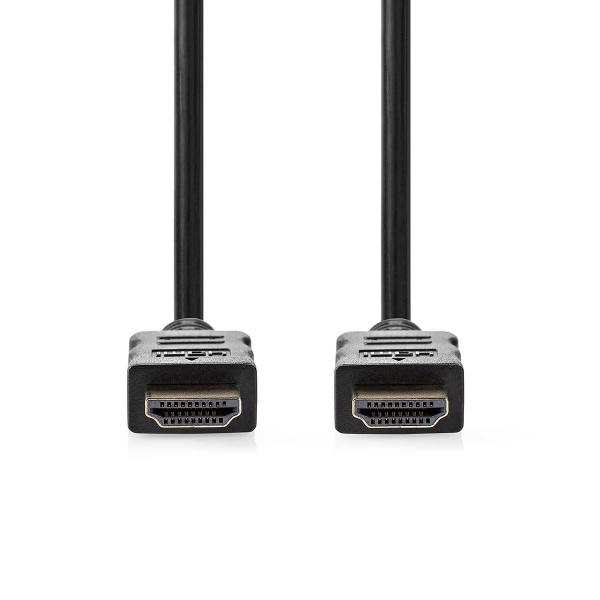 High Speed ??HDMI ? Kabel mit Ethernet | HDMI? Stecker | HDMI? Stecker | 4K@30Hz | ARC | 10.2 Gbps | 25.0 m | Rund | PVC | Schwarz | Label