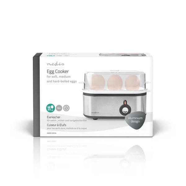 Eierkocher | Messbecher | Aluminium / Schwarz