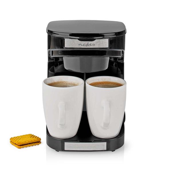 Kaffeemaschine | Filter Kaffee | 0.25 l | 2 Tassen | Schwarz
