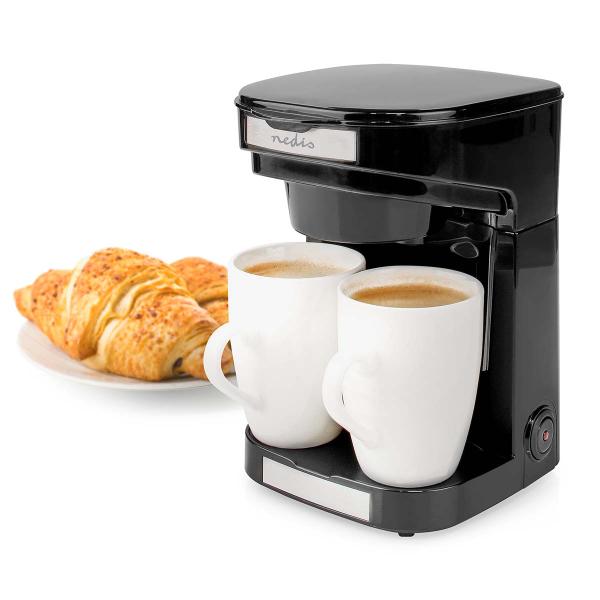 Kaffeemaschine | Filter Kaffee | 0.25 l | 2 Tassen | Schwarz