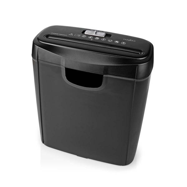 ARDEBO.de - Aktenvernichter | Streifenschnitt | 6x A4-Seiten | 10 l | Sicherheitsnorm: DIN 2 | 190 W | Schwarz