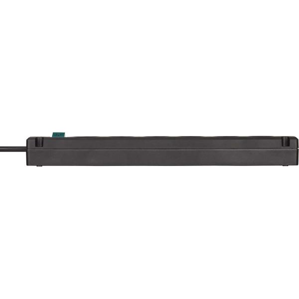 Bremounta Steckdosenleiste 6-fach Schwarz 3,00 m H05VV-F 3G1,5 TYPE F