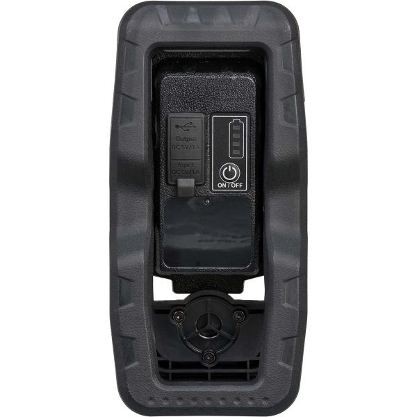 Klemmbarer LED Arbeitsstrahler 1050 MA (Akku LED Arbeitsleuchte 10W, 950lm, IP65, 12h Leuchtdauer, Engineered in Germany)