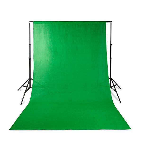ARDEBO.de - Photo Studio-Hintergrund Set | 1,90 x 2,95 m | Tragetasche enthalten | Stativ enthalten | Schwarz | 1 Stück