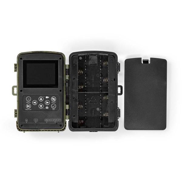 Wildlife Kamera | 4K@10fps | 48.0 MPixel | 4 MPixel CMOS | IP66 | Schwarz No-Glow IR | Nachtsicht | Blickwinkel: 90 ° | Bewegungssensor | Erfassungswinkel: 60 ° | Erfassungsbereich: 20.0 m | Monitorgröße: 2.3 " | LCD Screen | Braun / Grün