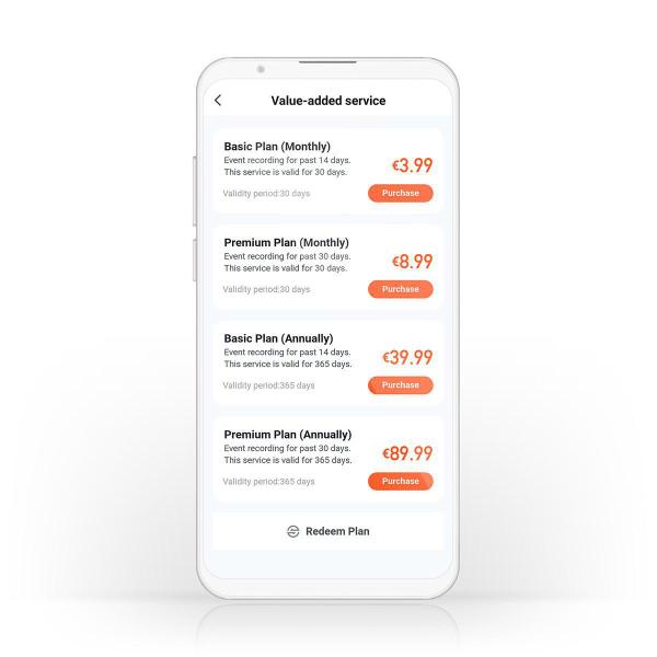 SmartLife Innenkamera | Full HD 1080p | Cloud Storage (optional) / microSD (not enthalten) | Nachtsicht | Weiss